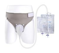 Lefeke Orinatoio da uomo indossabile, orinatoio portatile da uomo, sacchetti per urina maschile riutilizzabili, catetere esterno per uomini, orinatoio anziano con sacchetti per catetere per urina