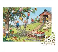 L'effetto domino della scala del frutteto Puzzle in Legno Impermeabile DIY Puzzles Da 1000 Pezzi Per Adulti Sfidanti E Rompicapo Giochi Educativi