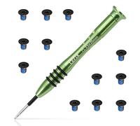 LeFix 12 viti Torx T5 M2x3 + 1 cacciavite compatibile con Dell XPS 13 9343 9350 9360 |XPS 15 9550 9560 9570|Precision M5510 5520 5530 5540, per Razer Blade, HP Envy 13|. per Beat Studio 2 3 (nero)