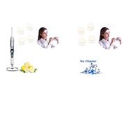 LeFix 16 Pack Steam Mop Scented Discs (2 Scents:Lemon & Sea Elegance) Replacement Compatible with Bissell Powerfresh And Symphony Series, Including 1940, 1440, 1132, 1543 And 1544 Series Models