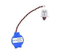 LeFix Batteria CMOS per scheda madre Intel NUC e AsRock AM1H-ITX Play-station PS2 PS3 Slim - Laptop Backup BIOS RTC 3V CR2032 Connettore batteria inversione polarità