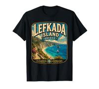 Lefkada Grecia Vacanza in Grecia Vintage Isola Ionica Maglietta