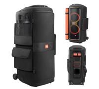 LEFOR·Z Custodia per altoparlanti compatibile con JBL PartyBox 720, custodia antipolvere per altoparlante senza fondo, adatta per JBL PartyBox 720, per viaggi all'aperto, nero + arancione, solo