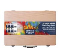 Lefranc Bourgeois 0301867 Valigetta di pitture in legno deluxe Olio Fine - 15 pezzi
