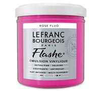 Lefranc Bourgeois 230379 Acrilico e Vinile Pittura, Colore: Granatina Fluo, 7 x 7 x 7,3 cm