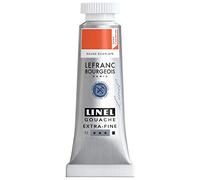 Lefranc Bourgeois Linel Gouache Extra-Fine Colore: guazzo, Rosso Scarlatto Privo di Cadmio, 14 ml, 14 unità