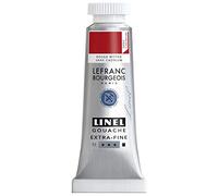 Lefranc Bourgeois Linel Gouache Extra-Fine Colore: guazzo, Rosso Medio Privo di Cadmio, 14 ml, 14 unità