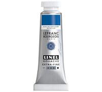 Lefranc Bourgeois 301192 Linel Gouache - Acquerelli extra fini e lisci con massima intensità di colore, luminosità per un'applicazione senza striature, tubo da 14 ml - Blu Ceruleo Imitazione