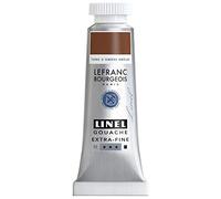 Lefranc Bourgeois 301217 Linel Gouache - Acquerelli extra fini e lisci con massima intensità di colore, luminosità per un'applicazione senza striature, tubo da 14 ml - Terra D'Ombra Bruciata