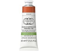 Lefranc Bourgeois 301500 Charbonnel, vernice per stampa in rame lavabile in acqua con eccellente resistenza alla luce, vegano, 100% privo di solventi, tubo da 60 ml, Sanguine