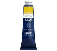 Lefranc Bourgeois 301757 Pittura a olio pregiata di ottima qualità, resistente alla luce e di consistenza uniforme, tubo da 40 ml, ideale per telai, tele, tavole da pittura - Giallo Med