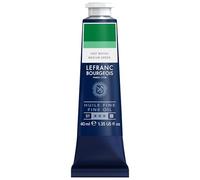 Lefranc Bourgeois - Pittura a olio fine di qualità, resistente alla luce e di consistenza uniforme, tubo da 40 ml, ideale per tele e tavole, Verde Medio