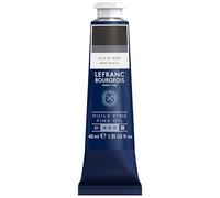 Lefranc Bourgeois 301800 Pittura a olio pregiata di ottima qualità, resistente alla luce e di consistenza uniforme, tubo da 40 ml, ideale per telai, tele, tavole da pittura - Marte Nero