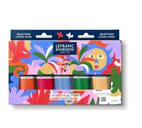 Lefranc Bourgeois 302075 Pittura Acrilica Fine - Set colori selezionati da Leona Rose, 5x80ml