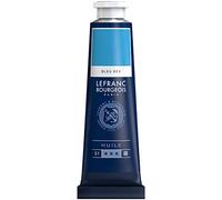 Lefranc Bourgeois 810023 - Pittura ad Olio fine, Resistente alla Luce, con Eccellente opacità e Elevata intensità dei Colori, consistenza Uniforme e miscelabilità ottimale, Tubo da 40 ml, Blu Reale