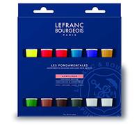 Lefranc Bourgeois Acrilico Fine - Assortimento Di 12 Tubi Da 20ml