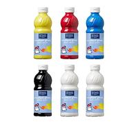 Lefranc Bourgeois - Assortimento Acrilico Glossy 6 X 500 ml