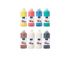 Lefranc Bourgeois - Assortimento Tempera 8 Flaconi Da 1 L