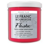 Lefranc & Bourgeois Colore Acrilico Lukas e Vinile, Bengalrot Fluo, Acry - Vinylfarbe - 125ml Topf