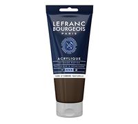 Lefranc Bourgeois Fine Acrylic Colore Acrilico, Marrone (Raw Umber), 80 ml