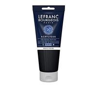 Lefranc Bourgeois Fine Acrylic Colore Acrilico, Nero (Ivory Black), 200 ml