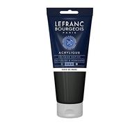 Lefranc Bourgeois Fine Acrylic Colore Acrilico, Nero (Mars Black), 200 ml