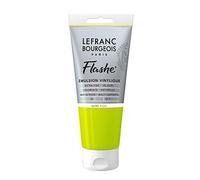 Lefranc Bourgeois Flashe Colore Acrilico, Giallo Fluo, 80ML