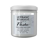 Lefranc Bourgeois Flashe-Acrylfarbe acrilica/Vernice vinilica, Pittura Vin, Bianco Perla Iridescente, 125ML