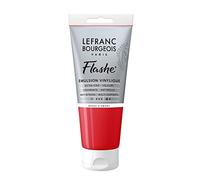 Lefranc Bourgeois Flashe Colore Acrilico, Rosso Vermiglione, 80ML