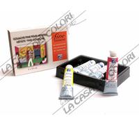 LEFRANC & BOURGEOIS - LINEL - 25 ml - SET 5 PRIMARI - COLORI A TEMPERA FINE