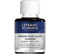 Lefranc Bourgeois Médium per Velatura Fiammingo - Bottiglia Aquapasto, Colori ad Olio e Trasparente Essere Lucido - 75 ml