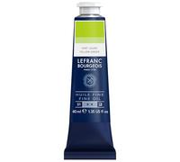 Lefranc Bourgeois 301784 Pittura a olio pregiata di ottima qualità, resistente alla luce e di consistenza uniforme, tubo da 40 ml, ideale per telai, tele, tavole da pittura - Giallo Verde
