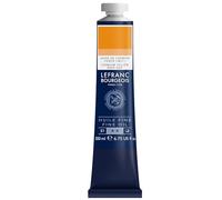 Lefranc Bourgeois - Pittura a olio fine di qualità, resistente alla luce e di consistenza uniforme, tubo da 200 ml, ideale per tele e tavole da pittura, Tonalità Giallo Cadmio Scuro
