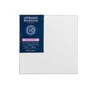 Lefranc Bourgeois Set da 3 Telai Telati in 100% Cotone - 20 x 20 cm - Spessore 1.9 cm