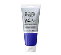Lefranc Bourgeois Flashe Colori acrilici, Blu Oltremare, 80ML