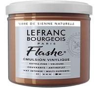 Lefranc & Bourgeois - Vinile acrilico colore, Extra Fine in vinile colore per artisti, Terra di Siena naturale, 125ml Tube - Vinylfarbe