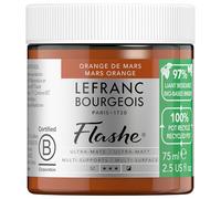 Lefranc Bourgeois Vinilico Extra-Fine Flashe Bio - Barattolo in plastica riciclata 75ml, Arancione di Marte