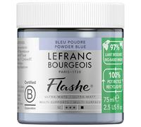 Lefranc & Bourgeois Vinilico Extra-Fine Flashe Bio - Barattolo in plastica riciclata 75ml, Blu Polvere