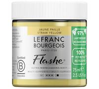 Lefranc Bourgeois Vinilico Extra-Fine Flashe Bio - Barattolo in plastica riciclata 75ml, Giallo Paglierino