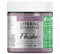 Lefranc Bourgeois Vinilico Extra-Fine Flashe Bio - Barattolo in plastica riciclata 75ml, Grigio Riccio di Mare