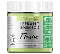Lefranc Bourgeois Vinilico Extra-Fine Flashe Bio - Barattolo in plastica riciclata 75ml, Verde Mandorla