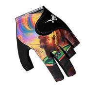 Left-Hand Billiard Glove Nylon Spandex Microfiber Grip Table Tennis Pool Accessory High Elasticity Soft Comfort Flexible Durable Multi-Color Sports Tool