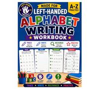 Left-Handed Alphabet Writing Workbook: A-Z Stroke Practice, Dotted Tracing, Writing & Letter Recognition for Left-Handed Kids