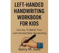 Left-Handed Handwriting Workbook for Kids