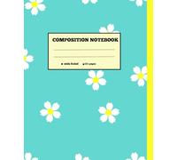 Left Handed Notebooks Wide Ruled: lefty composition book | Reversed Binding for Easy Writing - 7.5 x 9.25 in - Great for School, Journaling, or Notes