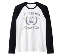 Left It in The Water Baptism Christian Womens Maglia con Maniche Raglan