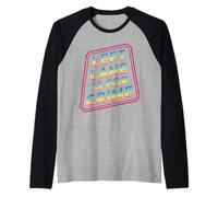 Left Lane Is for Crime Highway Driving Sarcastic Joke - Maglia con Maniche Raglan