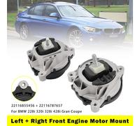 Left + Right Front Engine Motor Mount Per BMW 228i 320i 328i 428i 2014-2016