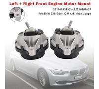 Left + Right Front Engine Motor Mount Per BMW 228i 320i 328i 428i 2014-2016 T9