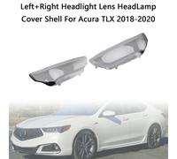 Left+Right Headlight Lens HeadLamp Cover Shell Per Acura TLX 2018-2020